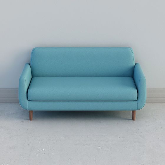 Cozy Corner Sofa 3D model for Modern Spaces