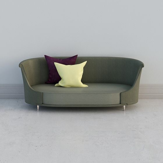 Urban Curves 3D model Sofa for Modern Interiors