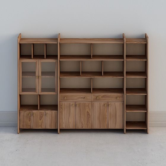 Bibliothèque combinée TF5101 (3028 x 450 x 2296)