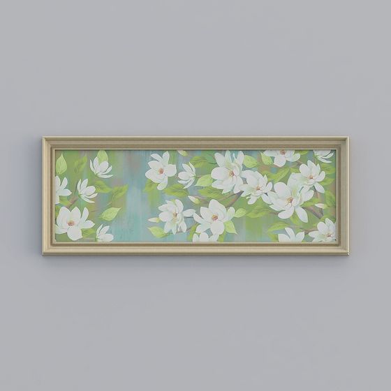 Kibaki Amerikanisch horizontal Einzelverbindung Europäische Box Amerikanische Blume Vogel 62.5x162.5cm Blume Vogel