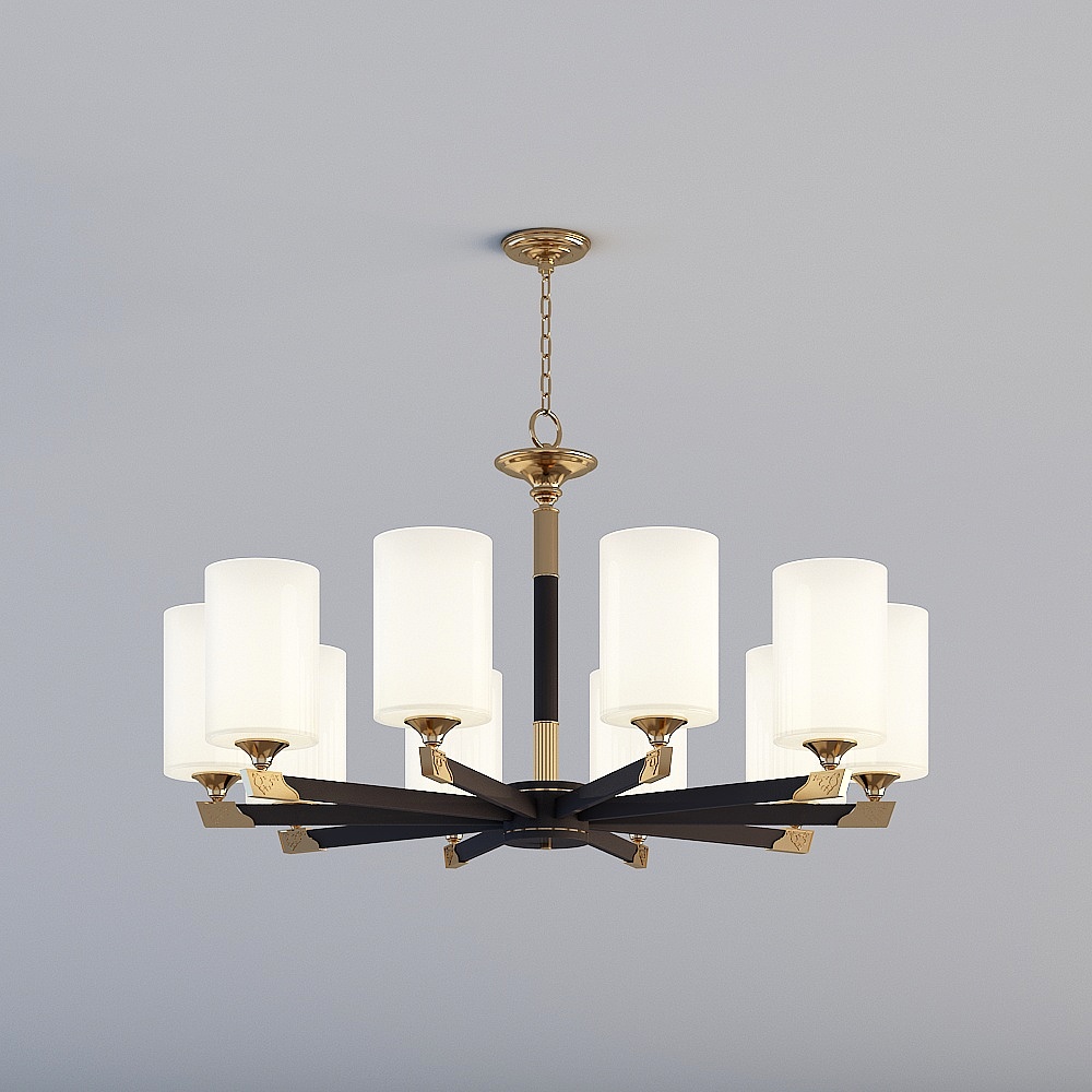 Elegant Pendant Light 3D Model for Modern Interiors