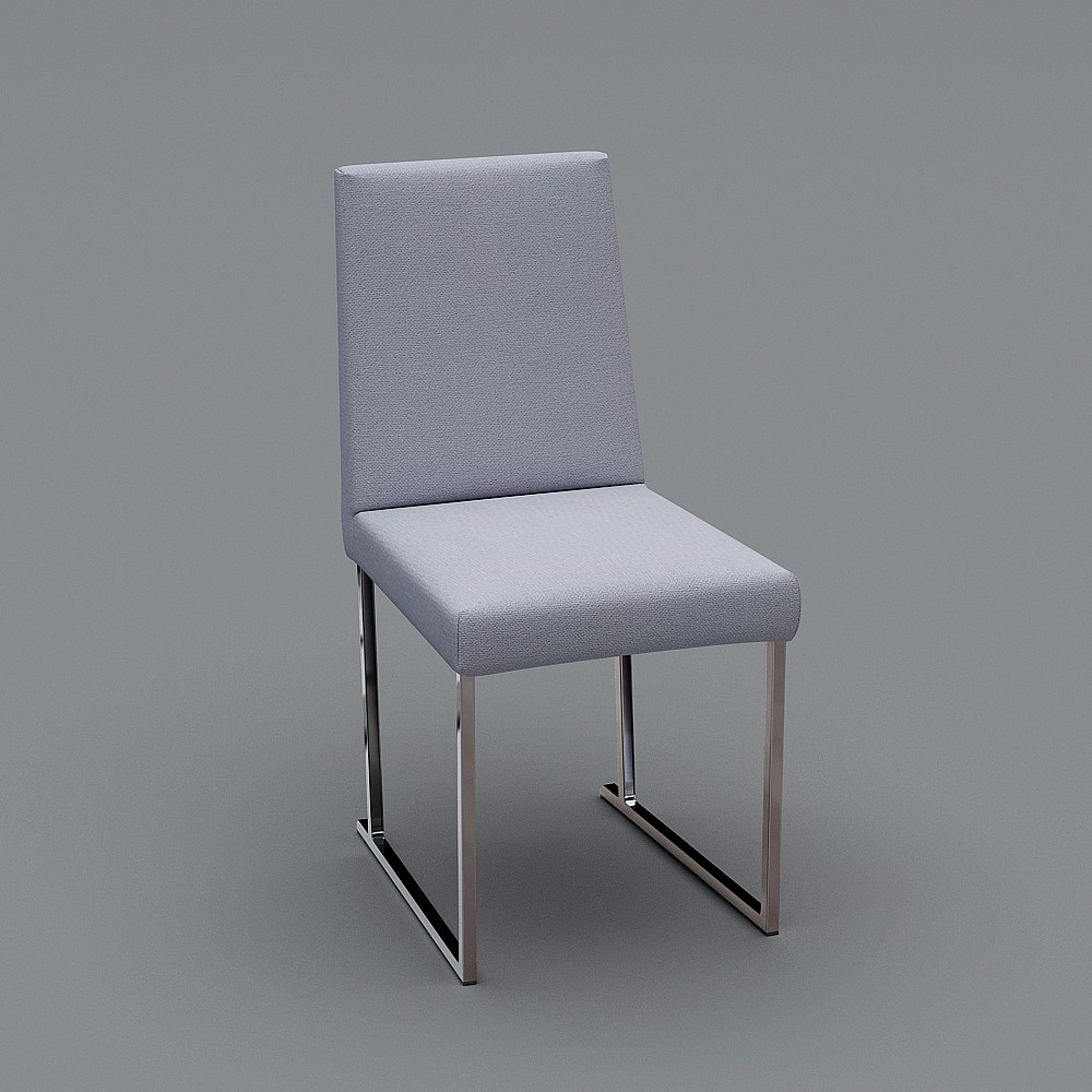 Elegant 3D Model Chair for Modern Interiors