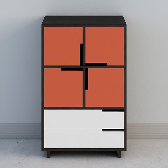 City Window Cabinet 3D model