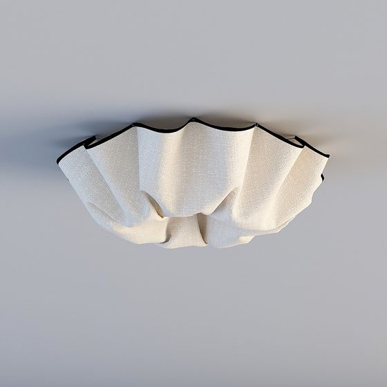 Elegant Polygonal Ceiling Light 3D model
