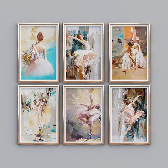 Cool House - Dipinti murali di ballerina moderna