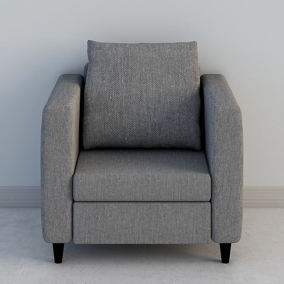 Moderne Minimalistisch - Stoffsofa Upgrade (Einzel)