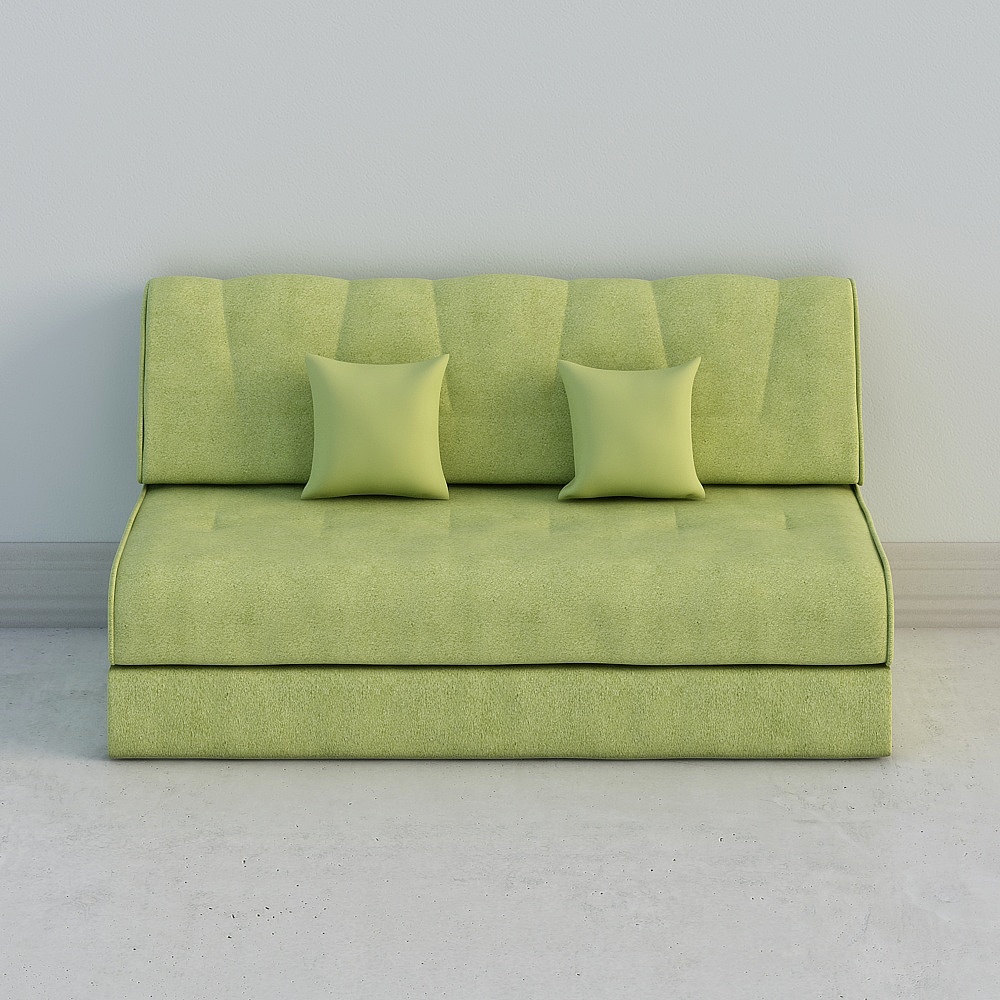 Modern double sofa 3D model download ID 844151