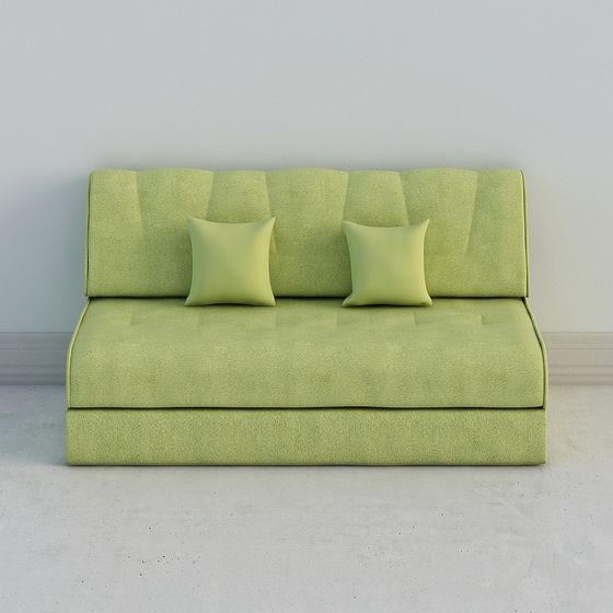 Stylish Low Poly Sofa 3D Model for Modern Interiors