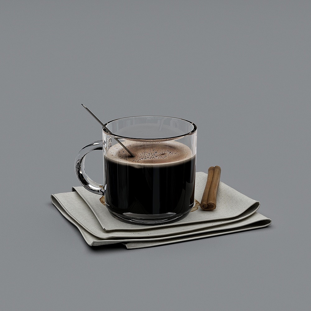 Warm Coffee Moments 3D model