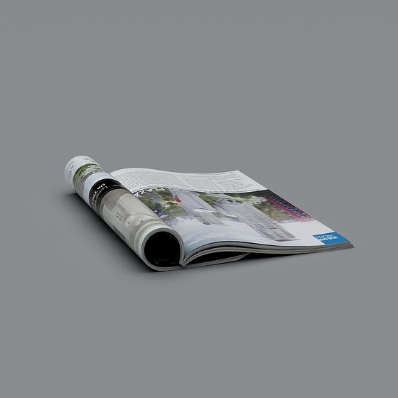 Realistic 3D Magazine Model