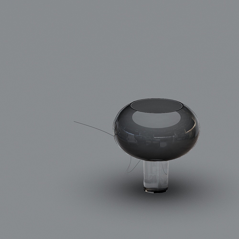 Modern Glass Bulb Low-Poly 3D model