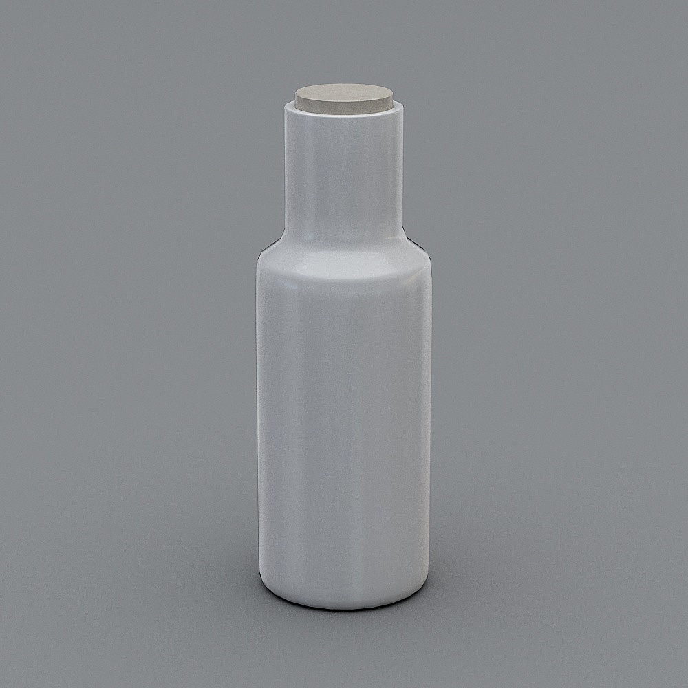 Elegant Low-Poly Vase 3D model