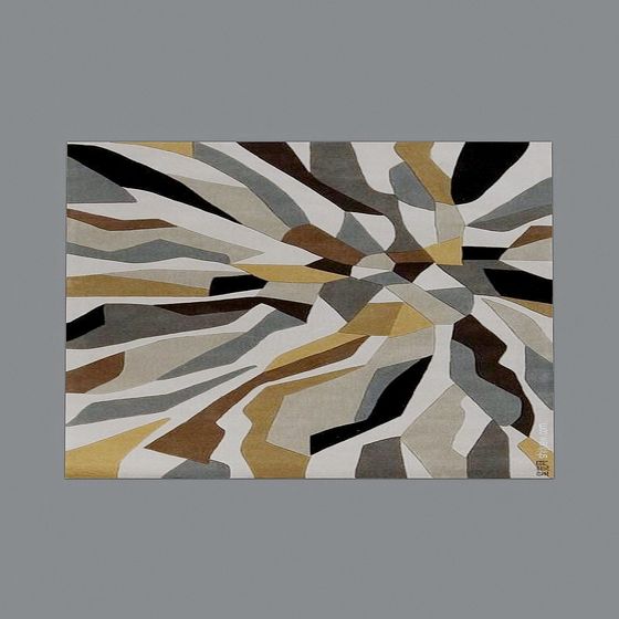 Abstract Geometric Carpet 3D model