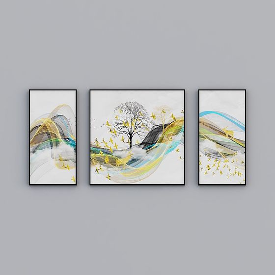 Forest's Song 3D model - Low Poly Nature Art