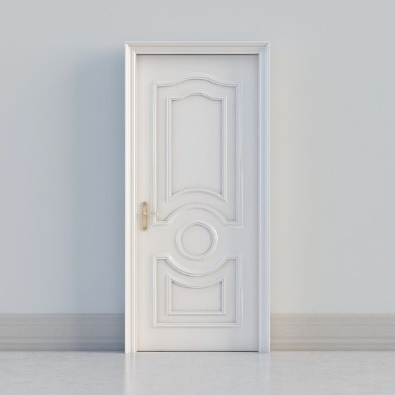 Elegant 3D Door Model Inspired by Classical Aesthetics