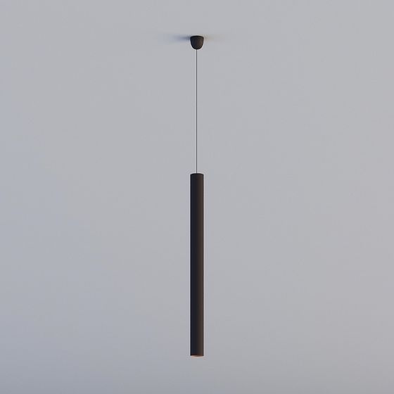 Contemporary Black Hanging Light 3D model