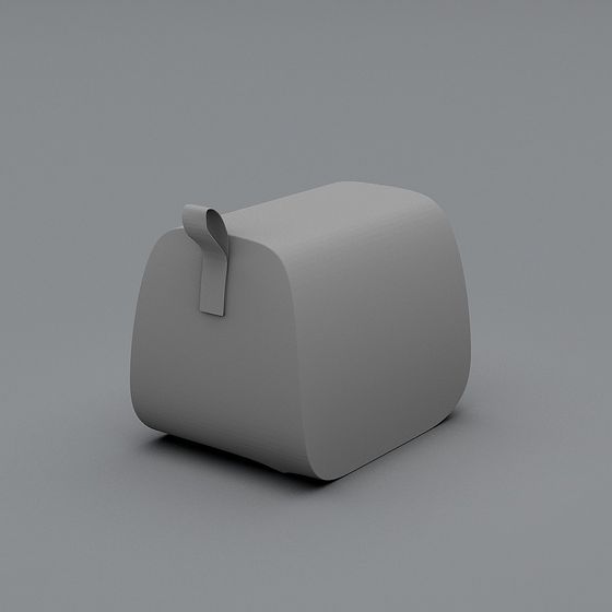 Stylish Mailbox 3D model with Realistic Detail