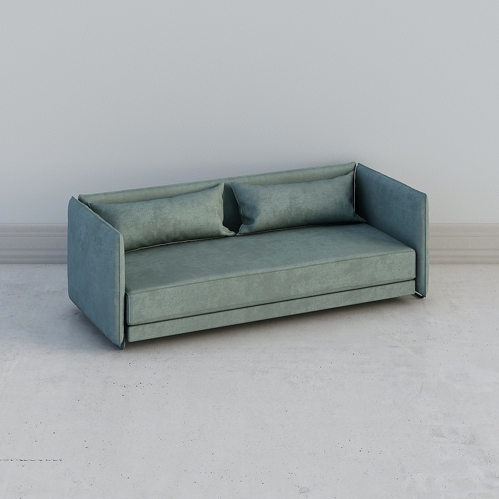 Urban Comfort 3D model - Modern Minimalist Sofa