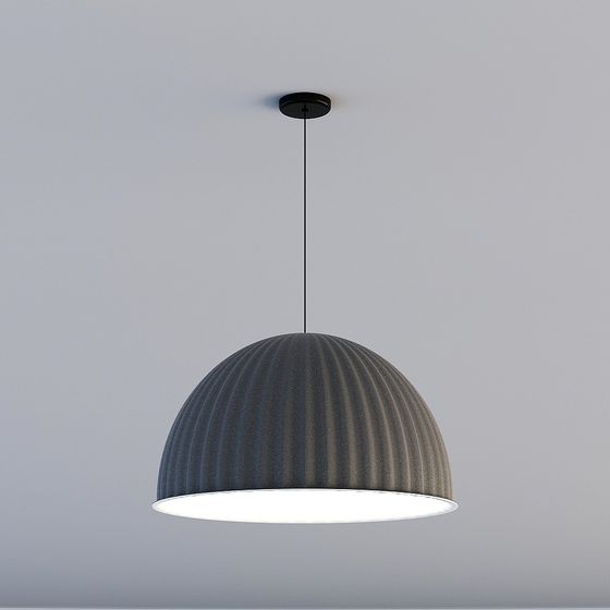Stylish Minimalist Chandelier 3D model