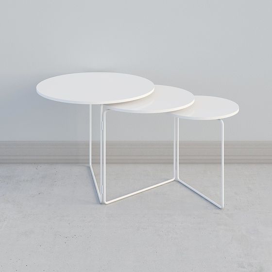 Minimalist Nesting Tables 3D model