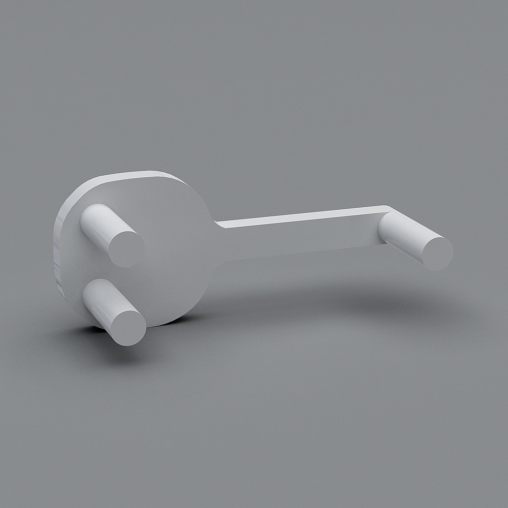 Key to Modernity Low Poly 3D model