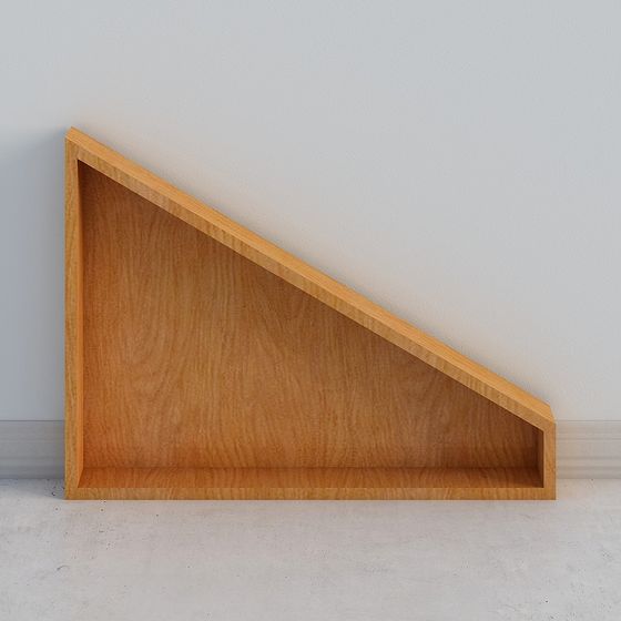 Geometric Triangle Wall Shelf 3D model
