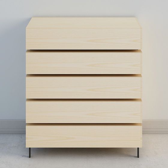 Armoire carrée à flux ZAOZUO avec cinq couches larges