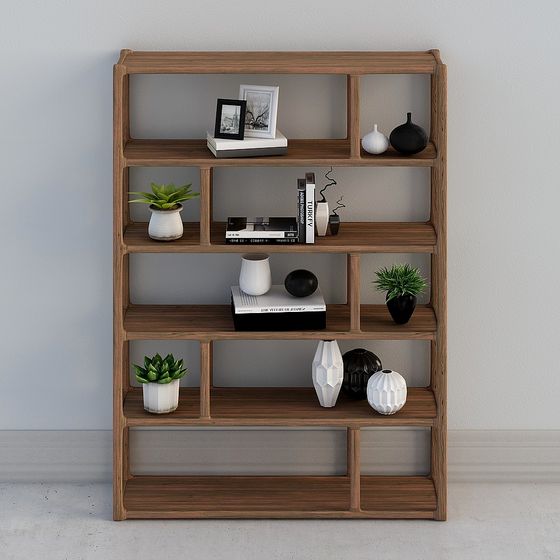 ชั้นวางของในครัว ชั้นวางหนังสือเหล็กหล่อหลายชั้นตั้งถึงพื้น ประหยัดพื้นที่ห้องนั่งเล่น ห้องนอน ชั้นวางดอกไม้ระเบียง