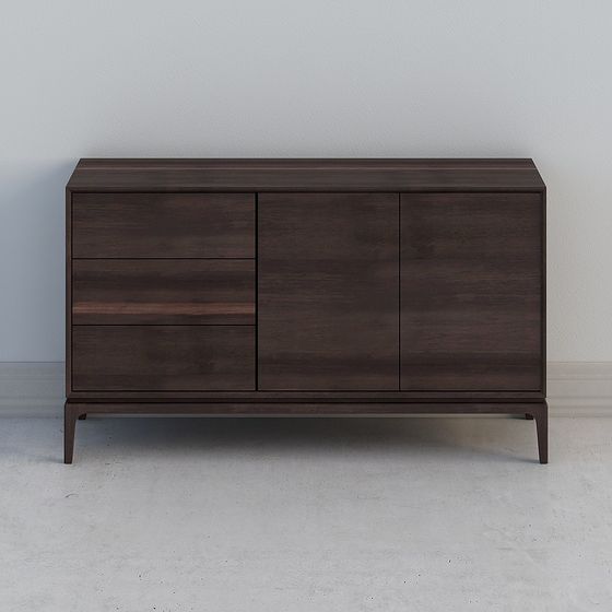 Mid-Century Modern Dresser 3D model