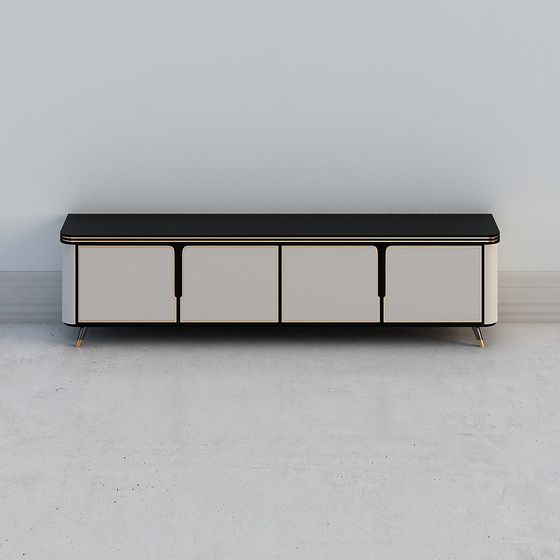 Stylish Modern TV Cabinet 3D model