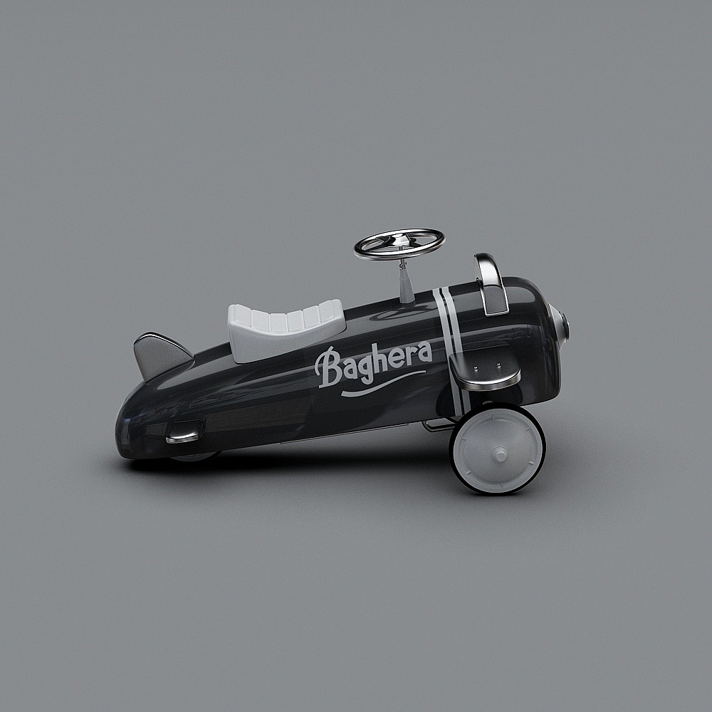 Baghera Vintage Toy Car 3D model