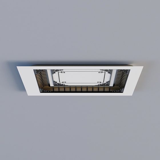 Stylish Ceiling Vent 3D model for Contemporary Spaces