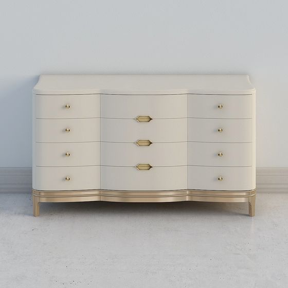 Art Deco Dresser 3D model