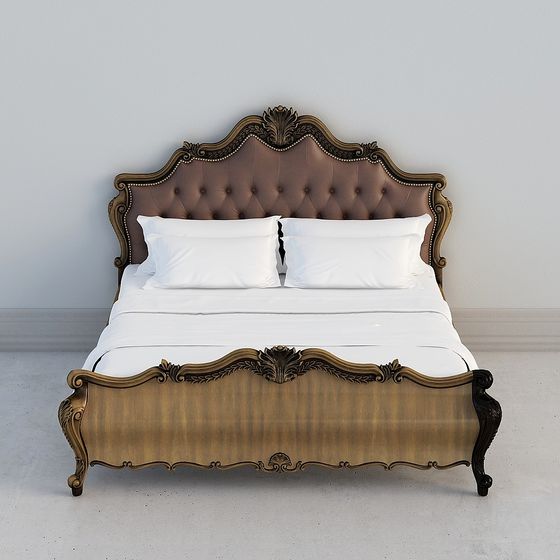 Royal Elegance Bed 3D model