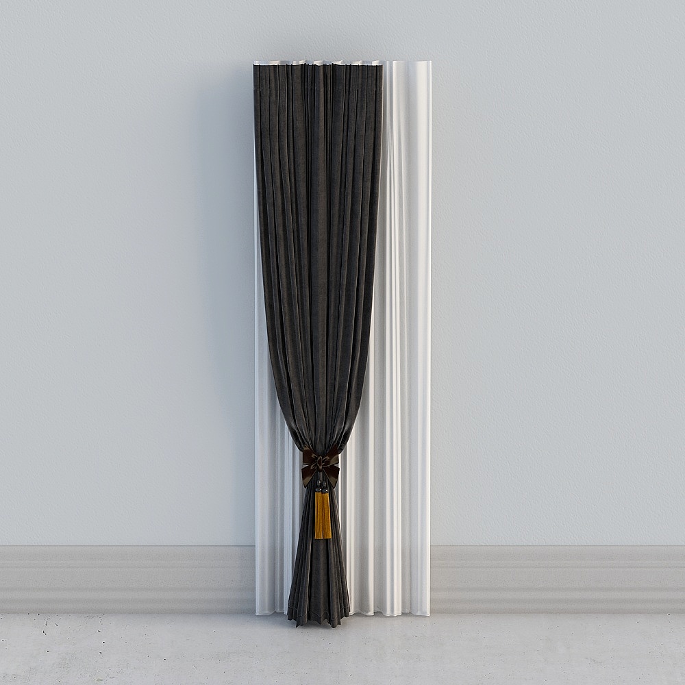 Neo-Chinese curtains