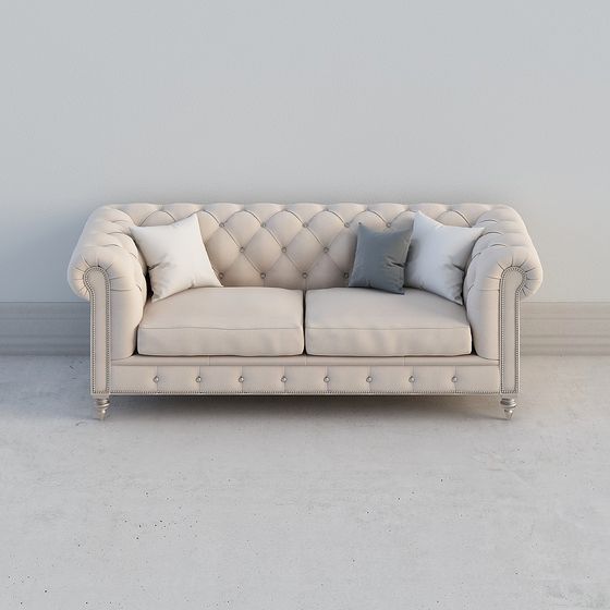 Chesapeake Chesterfield Sofa 3D model