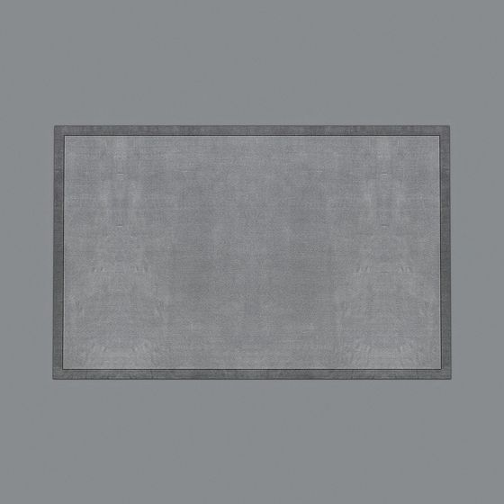 Minimalist Concrete Floor Bench 3D model