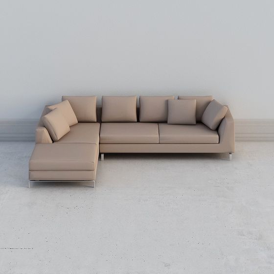 Modern Minimalist Sofa 3D model