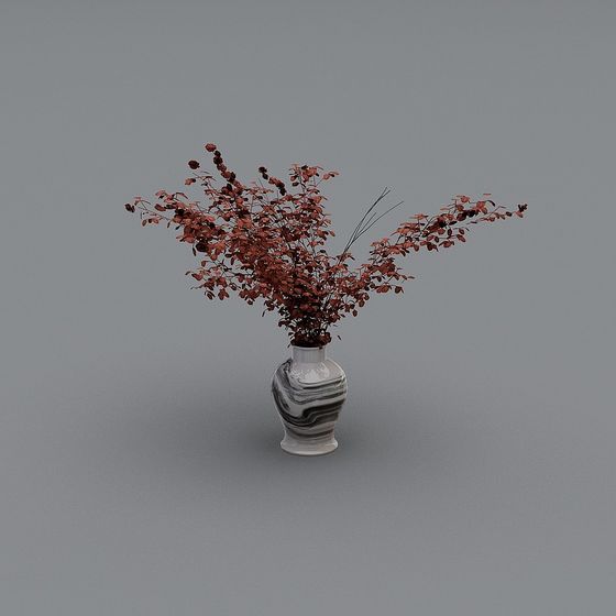 Autumn Elegance Vase 3D model