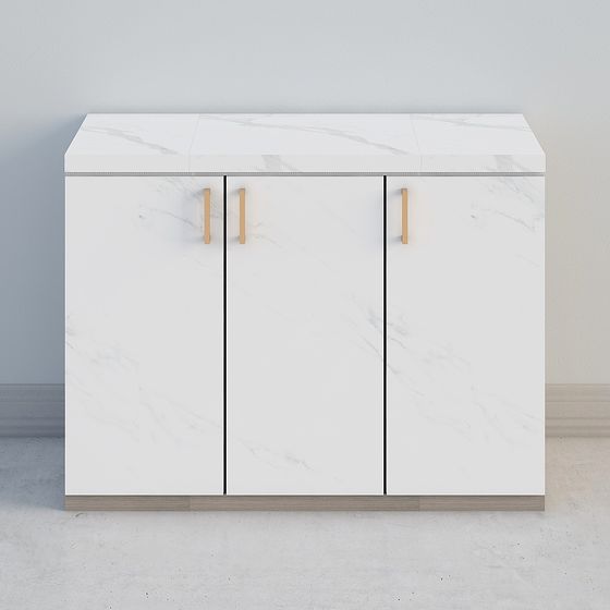 Urban Living Room Cabinet 3D model for Modern Spaces