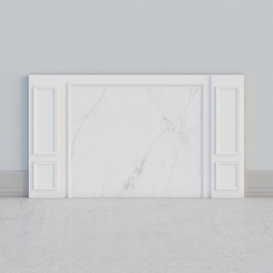 Marble Panel 3D model for Modern Interiors
