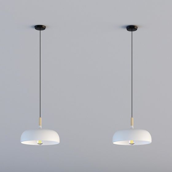 Minimalist Low-Poly Chandelier 3D model