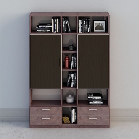 Urban Storage 3D model - Stylish Bookshelf for Modern Interiors