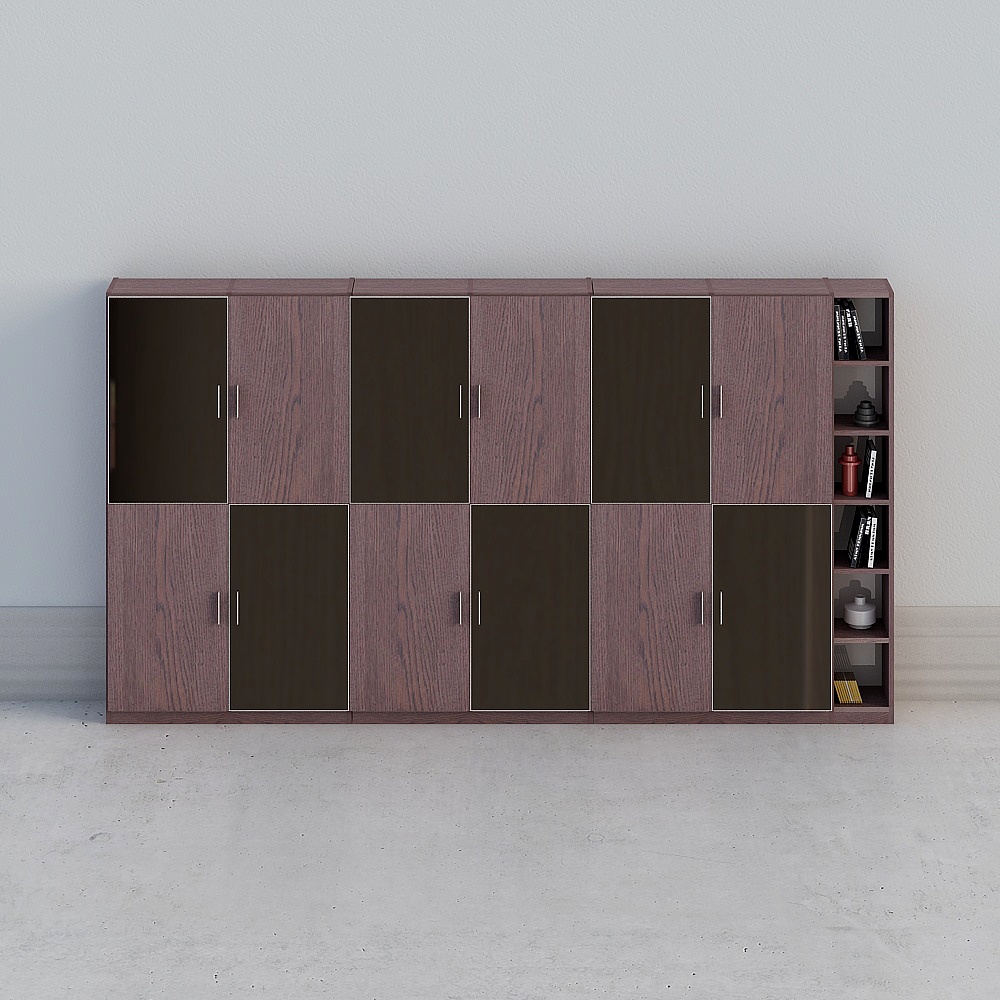 Bibliothèque sept portes H 057