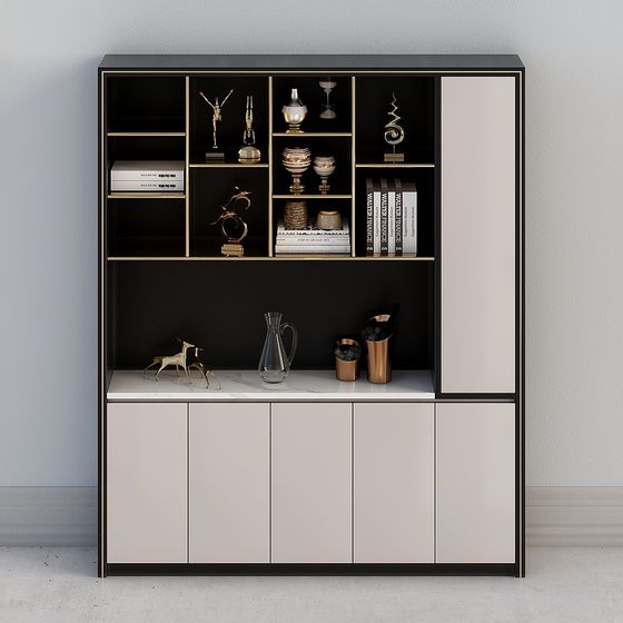 Urban Bookshelf 3D model