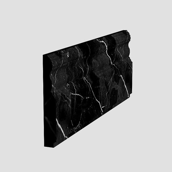 Black Stone Line Skirting Board