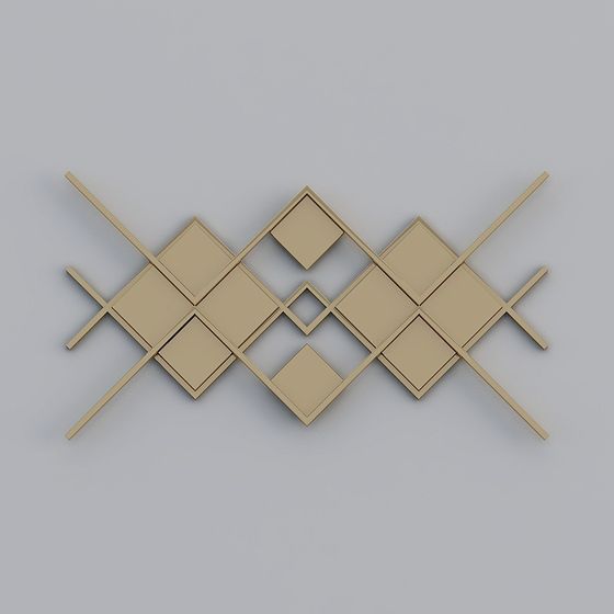 Abstract Geometric Puzzle 3D model