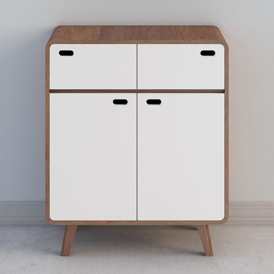 Nordic Style Storage Cabinet 3D model