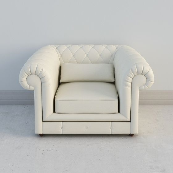 Chessterfield Armchair 3D model
