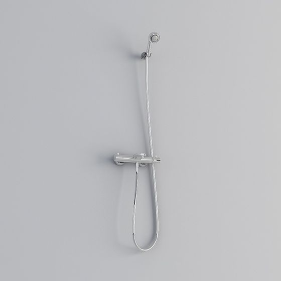 Modern Minimalist Shower System 3D model